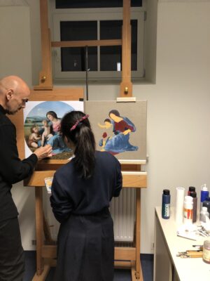 painting course at may fine art studio in Vienna