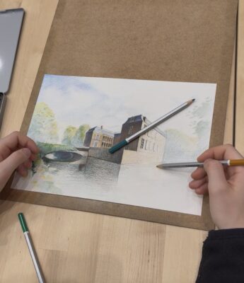 perspective drawing course, may art studio Vienna