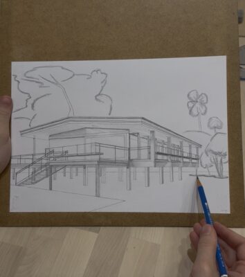 perspective drawing course, may art studio Vienna