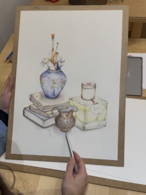 observational still life drawing course, may art studio, Vienna